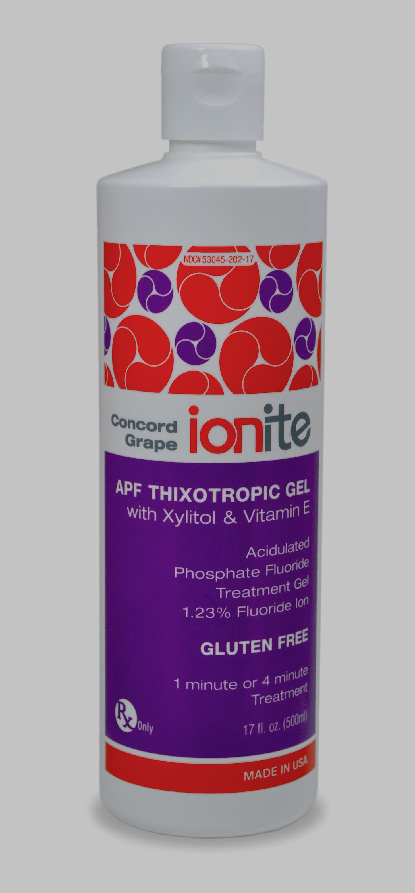 Ionite APF Fluoride 1.23% Gel 17oz