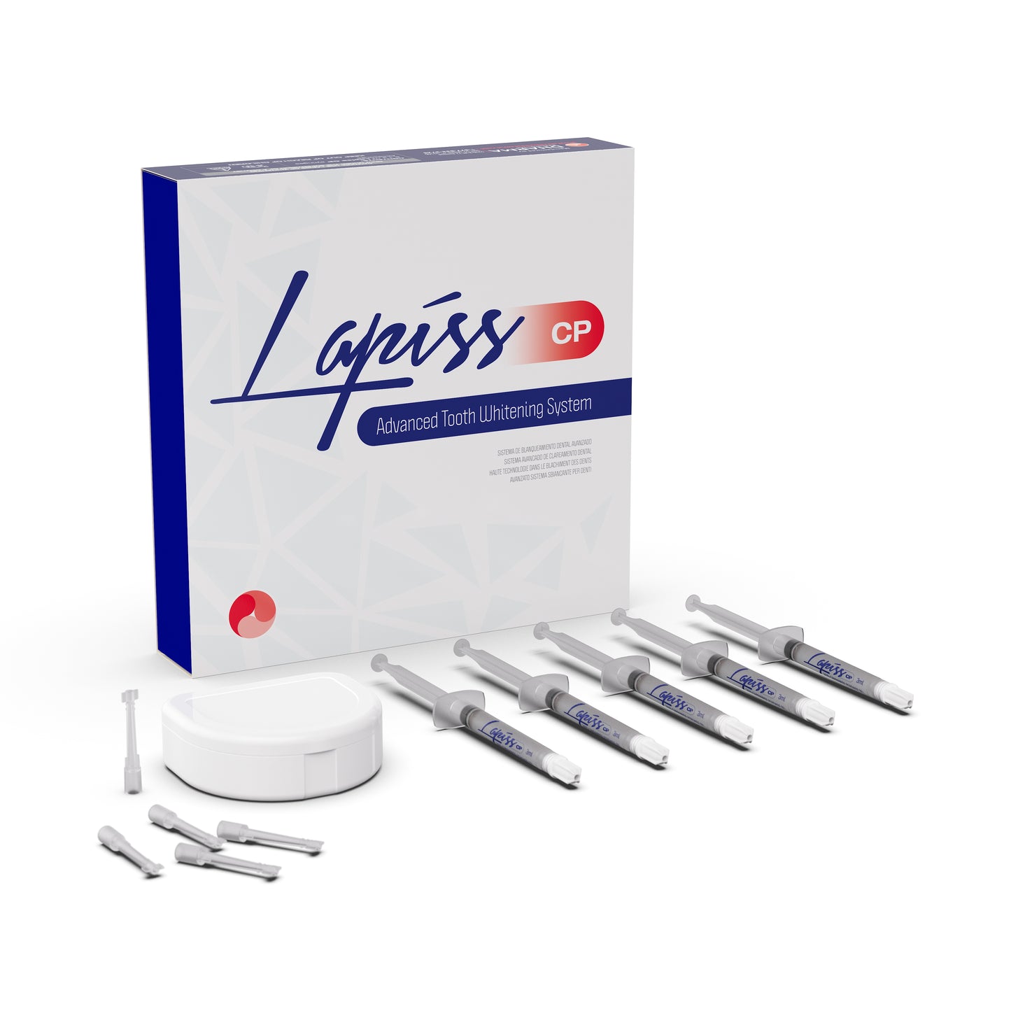 Lapiss Tooth Whitening System CP Mint Standard Kit ( Five 3ml syringes)