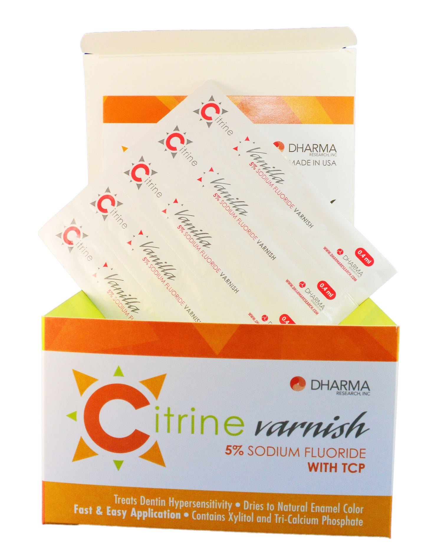 Citrine Varnish 5% Sodium Fluoride With TCP