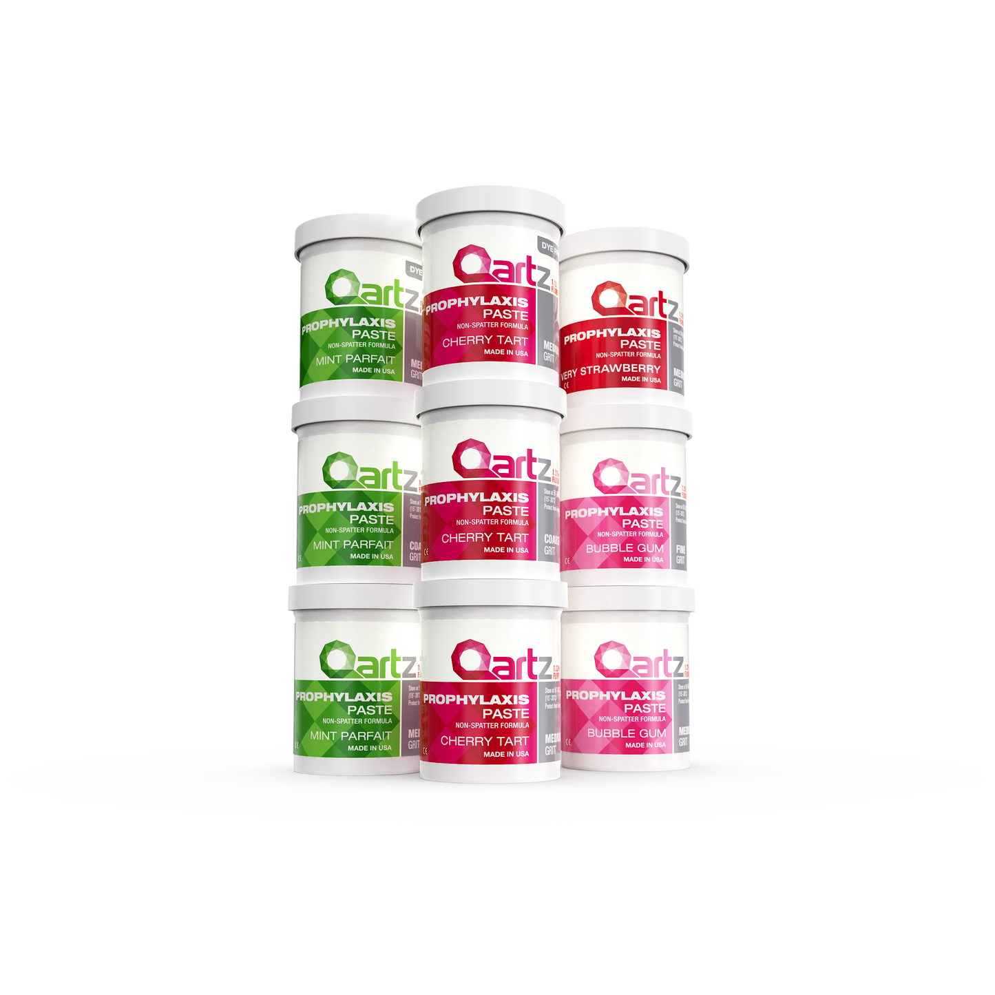 Qartz Prophy Paste Jars x 340g