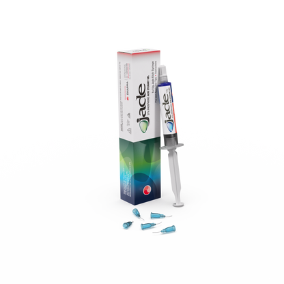 Jade Blue Etchant Gel Uni-Syringe Econo Kit ( 1x12g syringe 5 pre-bent applicators )