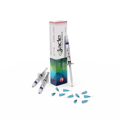 Jade Blue Etchant Gel Mini Kit ( 4 x 1.2ml syringes and 20 pre-bent applicators)
