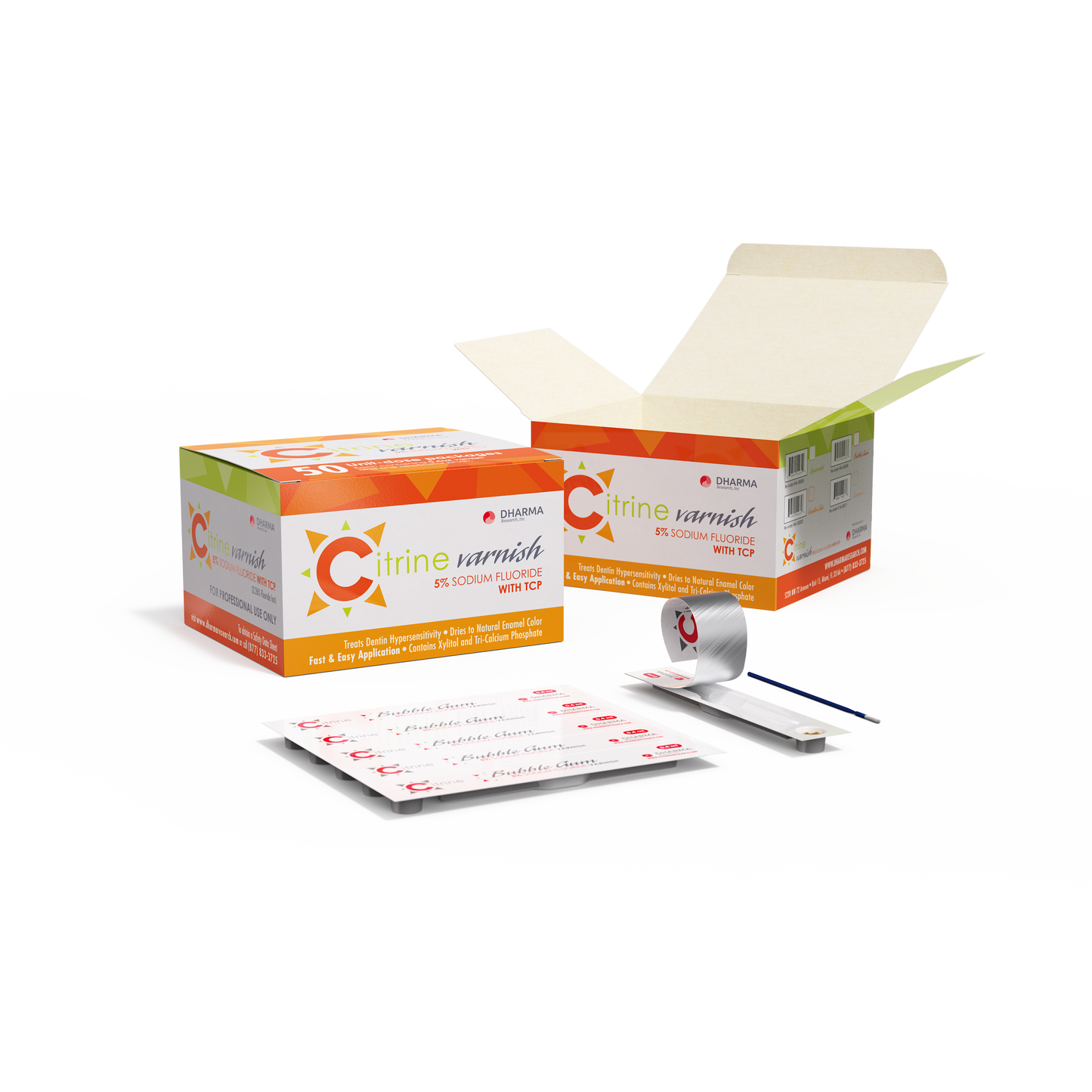 Citrine Varnish 5% Sodium Fluoride With TCP