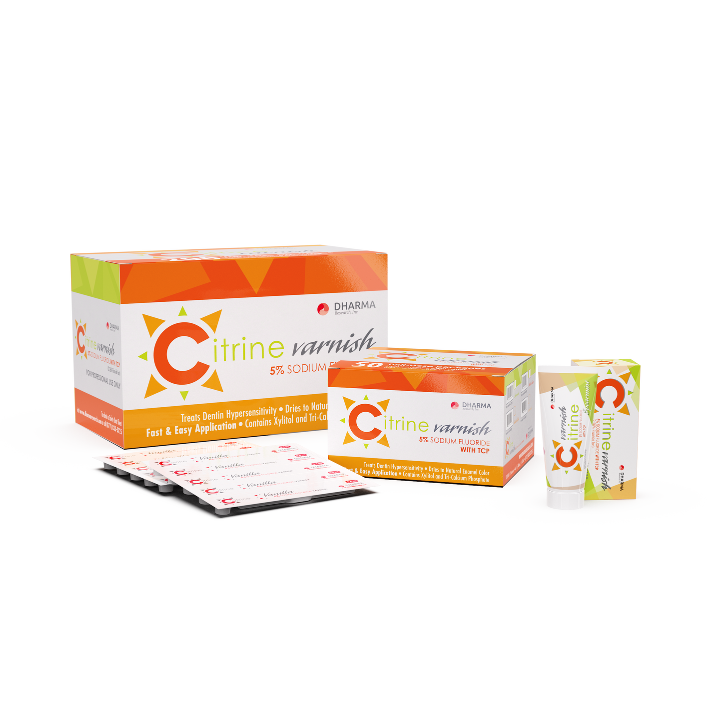 Citrine Varnish 5% Sodium Fluoride With TCP