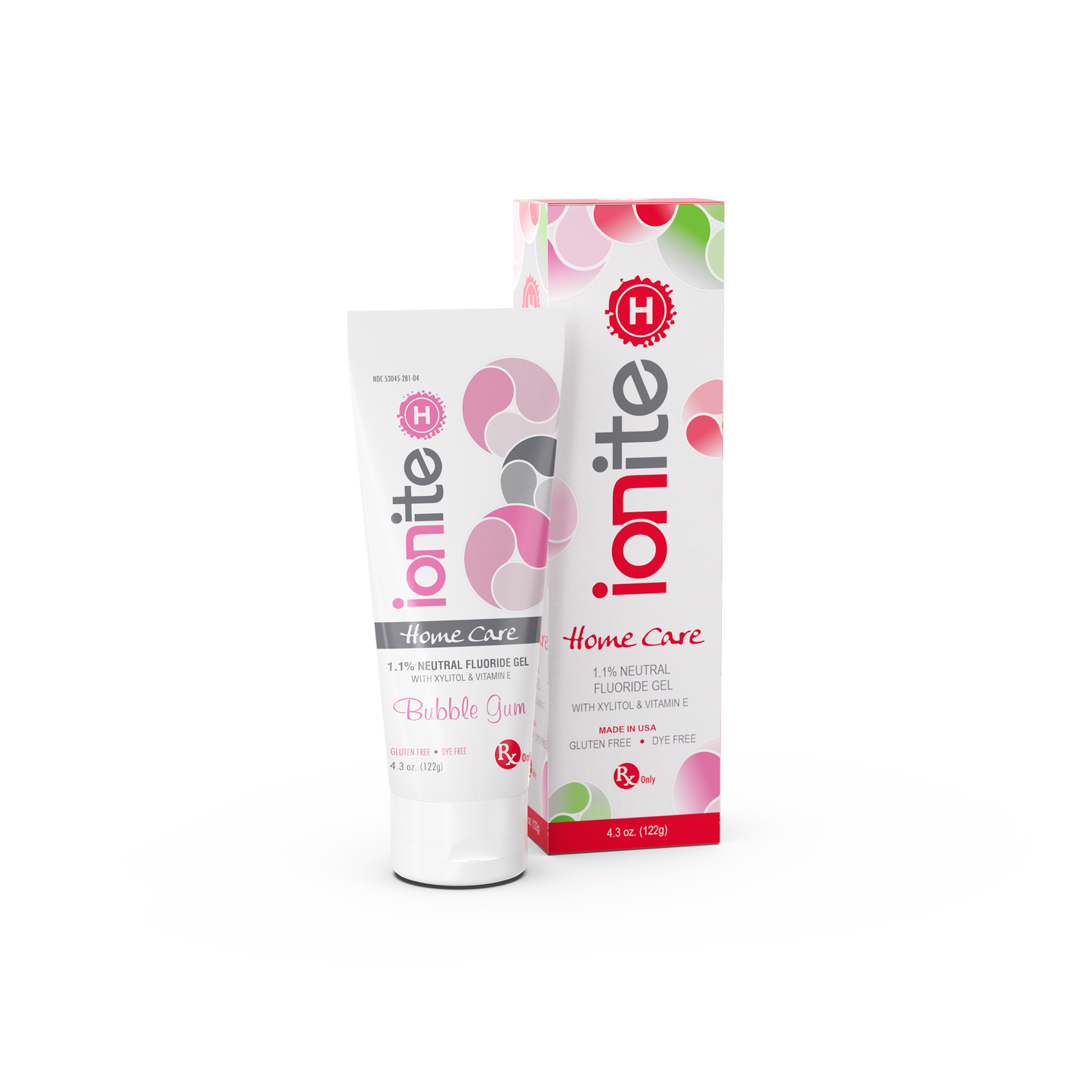 Ionite H Home Care 1.1% Neutral Fluoride Dentifrice 43oz Tube