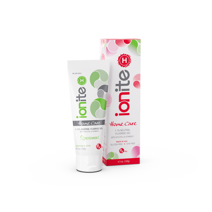 Ionite-H Home Care 1.1% Neutral Fluoride Dentifrice 43oz-Case x 12 Tubes
