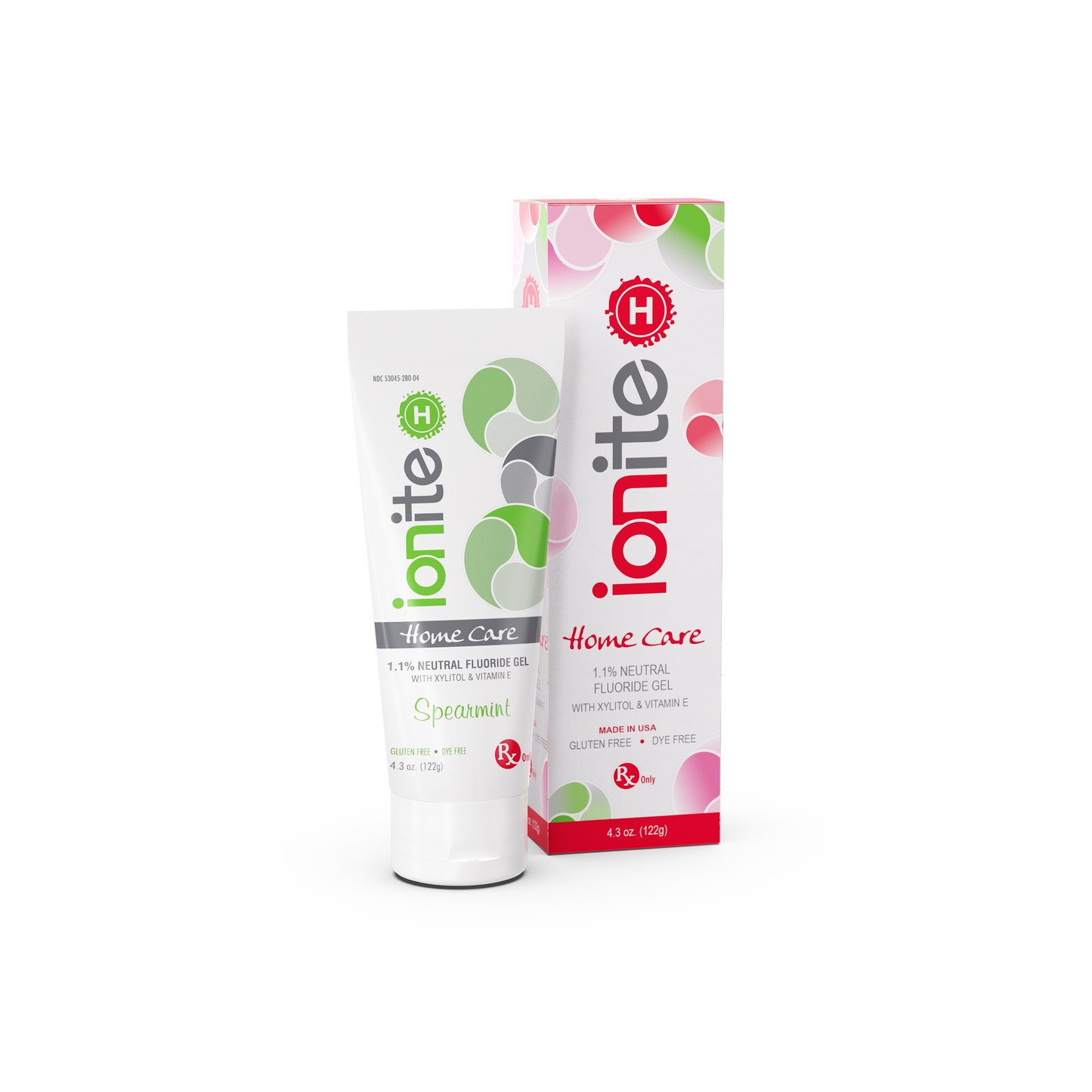 Ionite H Home Care 1.1% Neutral Fluoride Dentifrice 43oz Tube