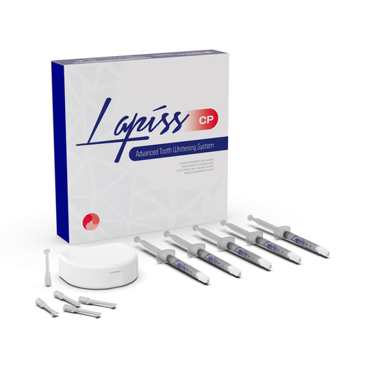 Lapiss Tooth Whitening System CP Mint Standard Kit ( Five  3ml syringes)