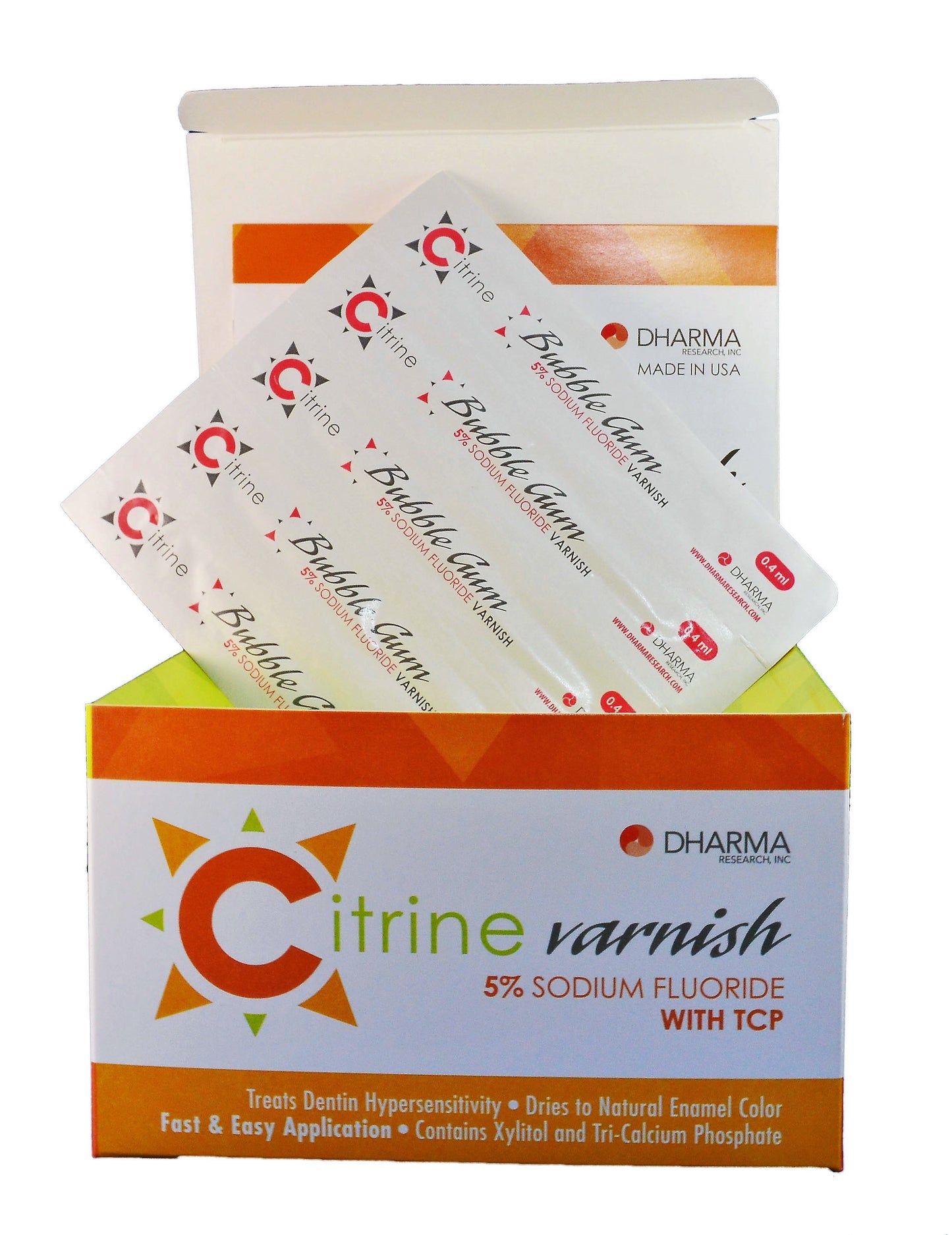 Citrine Varnish 5% Sodium Fluoride With TCP