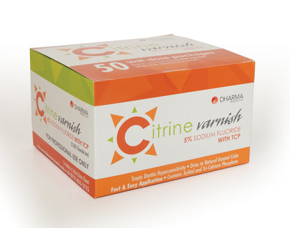 Citrine Varnish 5% Sodium Fluoride With TCP