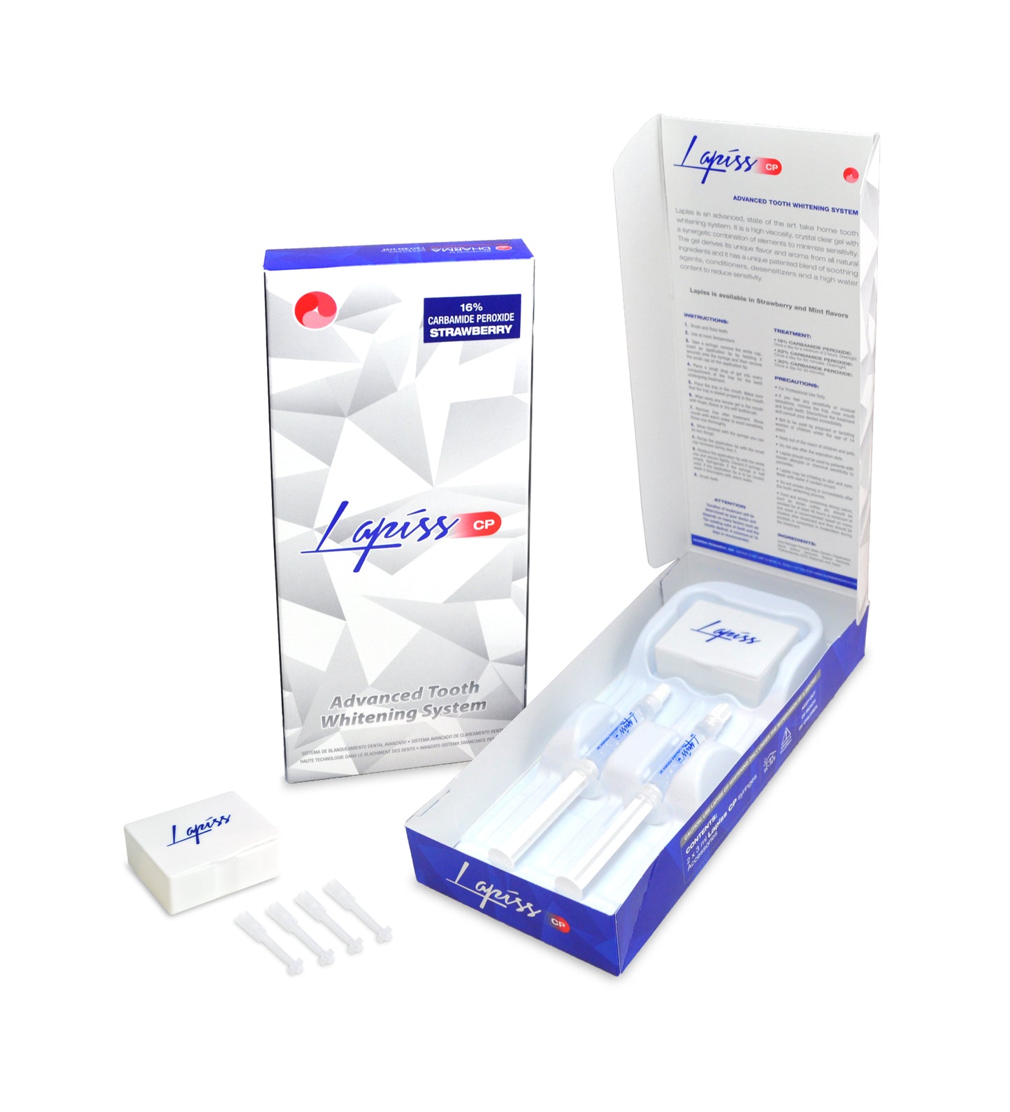 Lapiss Tooth Whitening System CP Mint Mini Kit.