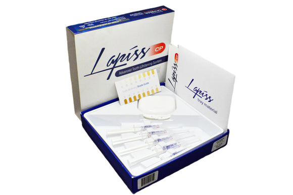 Lapiss Tooth Whitening System CP Mint Standard Kit ( Five  3ml syringes)